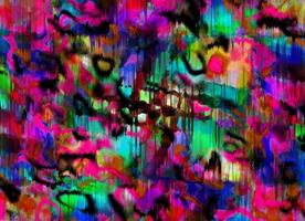 Digital painted abstract design, colorful grunge texture, abstract art design, colorful geometric design, abstract gradient texture photo