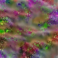 Abstract multicolor liquid holographic background, Digital painted abstract texture photo