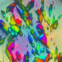 Abstract multicolor liquid holographic background, Digital painted abstract texture photo