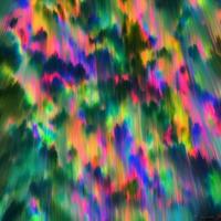 Abstract multicolor liquid holographic background, Digital painted abstract texture photo