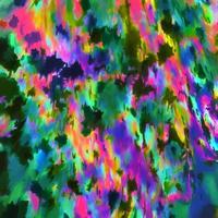 Abstract multicolor liquid holographic background, Digital painted abstract texture photo