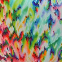 Abstract multicolor liquid holographic background, Digital painted abstract texture photo