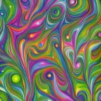 Abstract multicolor liquid holographic background, Digital painted abstract texture photo
