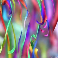 Abstract background texture, Holographic gradient surface photo