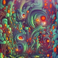 Abstract background texture, Holographic gradient surface photo