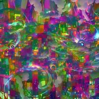 Abstract background texture, Holographic gradient surface photo