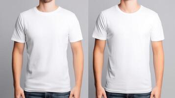 White mockup template. Illustration photo