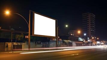 Billboard Mockup Template. Illustration photo