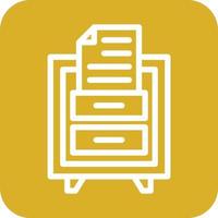 File Drawer Icon Vector Design