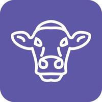 vaca icono vector diseño