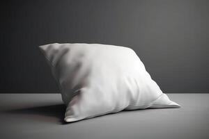 Blank White Pillow for Mockup Illustration with photo