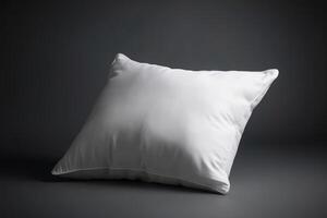 Blank White Pillow for Mockup Illustration with photo