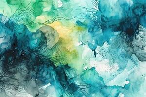 Textured Watercolor Illustration Background with photo