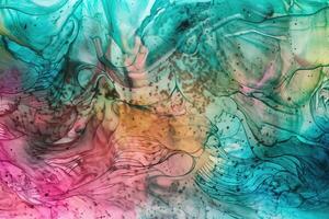 Textured Watercolor Illustration Background with photo