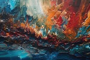 Textured Acrylic Ink Illustration Background with photo