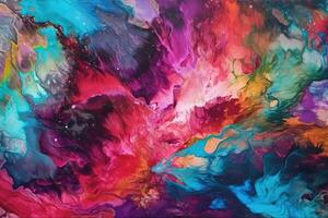 Textured Acrylic Ink Illustration Background with photo