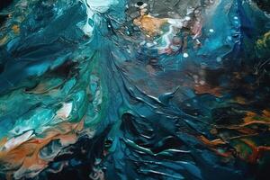Textured Acrylic Ink Illustration Background with photo