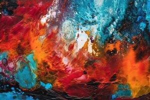 Textured Acrylic Ink Illustration Background with photo