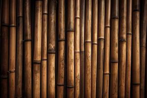 Bamboo Wooden Texture Natural Illustration Background with photo