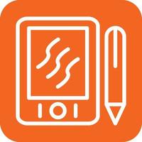 Graphic Tablet Icon Vector Design