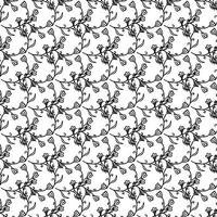 Seamless floral pattern. Doodle background with flowers. Spring pattern vector