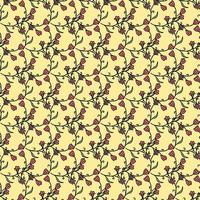 Seamless floral pattern. Doodle background with flowers. Spring pattern vector