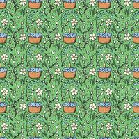 Easter pattern. Seamless pattern with easter icons. Easter background vector