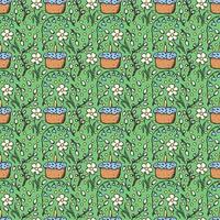 Easter pattern. Seamless pattern with easter icons. Easter background vector