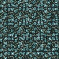 Seamless floral pattern. Doodle background with flowers. Spring pattern vector