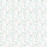 Seamless floral pattern. Doodle background with flowers. Spring pattern vector