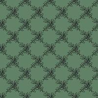 Seamless floral pattern. Doodle background with flowers. Spring pattern vector