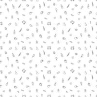 Seamless pattern with food icons. doodle food pattern. Food background vector