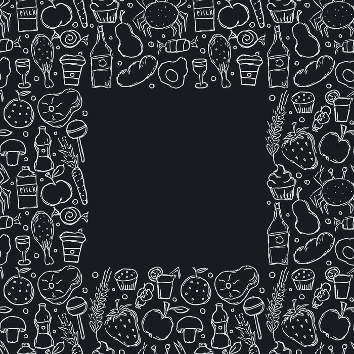 Food Black Background Vector Art, Icons, and Graphics for Free Download