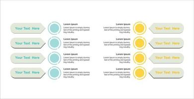 business infographics design template with icons and 5 options or steps. flow chart. vector