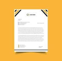 Letterhead Design Template vector