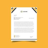 Letterhead Design Template vector