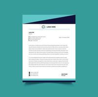 Letterhead Design Template vector