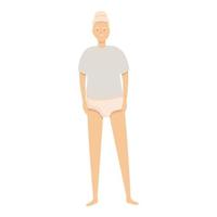 Skin care diaper icon cartoon vector. Adult health vector