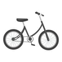 niño bicicleta icono dibujos animados vector. deporte ciclista vector