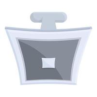 Square cufflink icon cartoon vector. Fashion jewelry vector