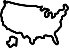 line icon for states vector