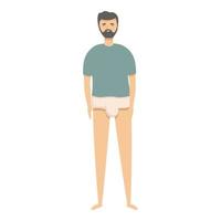 Diaper equipment icon cartoon vector. Adult health vector