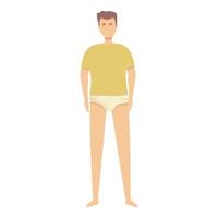 Man care diaper icon cartoon vector. Adult health vector