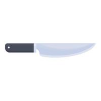 cuchillo cocinero icono dibujos animados vector. vajilla Cocinando vector
