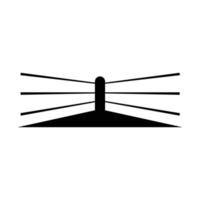 boxing ring icon vector
