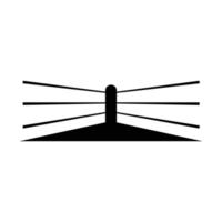 boxing ring icon vector