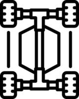 line icon for fwd vector