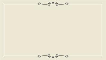 hand drawn outline background and frame vector