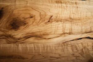 Smooth Maple Wood Texture Background Illustration with Generative AI photo