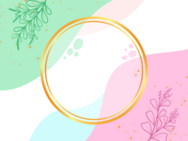 Pastell- Rahmen Hintergrund Illustration png